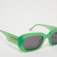 Schmale Sonnenbrille - grün, schwarz 